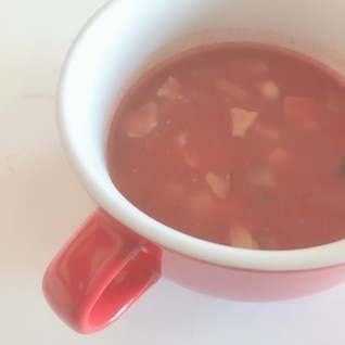 【節約】【簡単】なすトマトのコンソメスープ